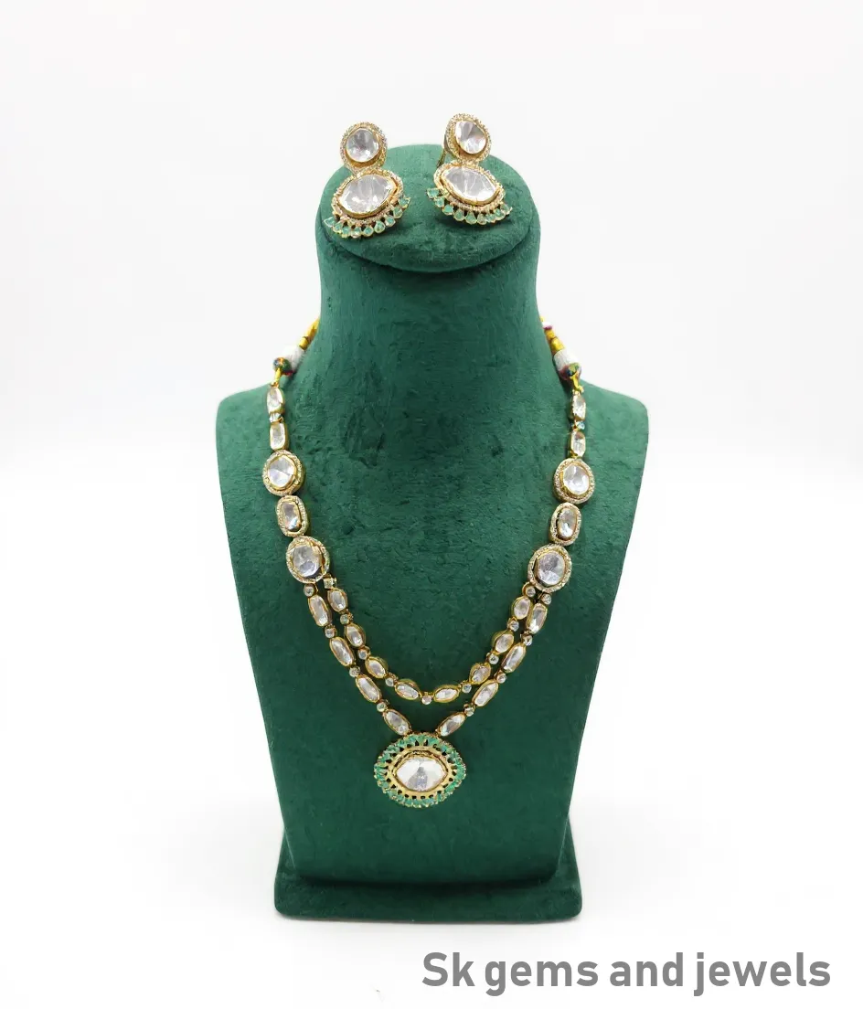 Gemstone Necklace Set view 2