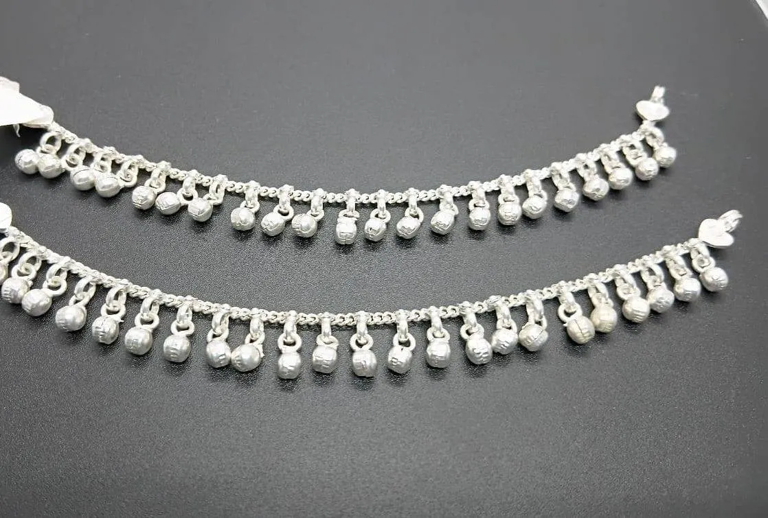 Silver Anklet (AVAL-037) view 2