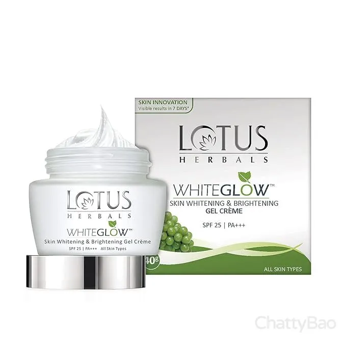 Lotus Herbals WhiteGlow - Skin Whitening & Brightening SPF 25 Face Cream 40 g view 2