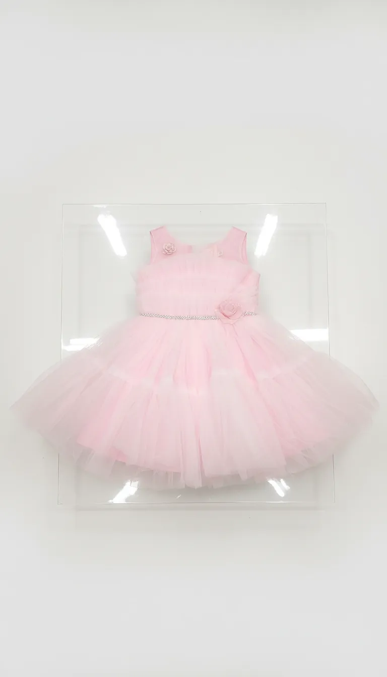 Girls Fancy Frock Pk view 2