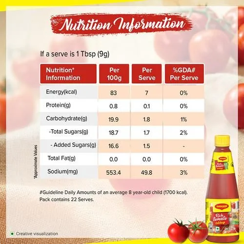 Maggi Rich Tomato Ketchup 190 g view 3