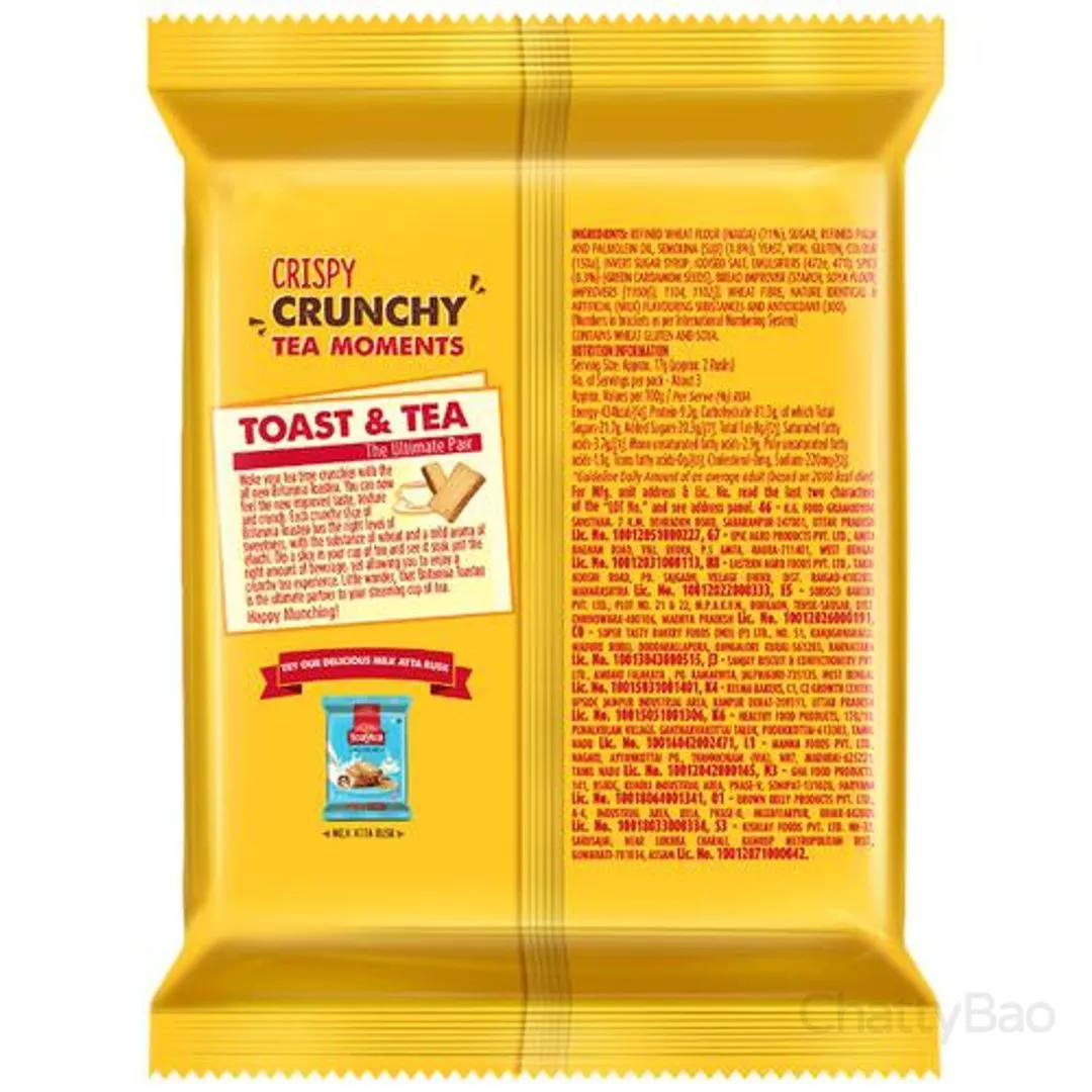 Britannia Toastea Premium Bake Rusk 50 g view 2