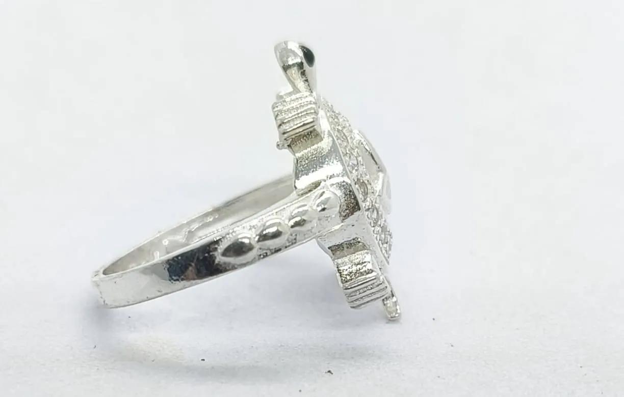 Silver Turtle Ring (AVSR-102) view 2