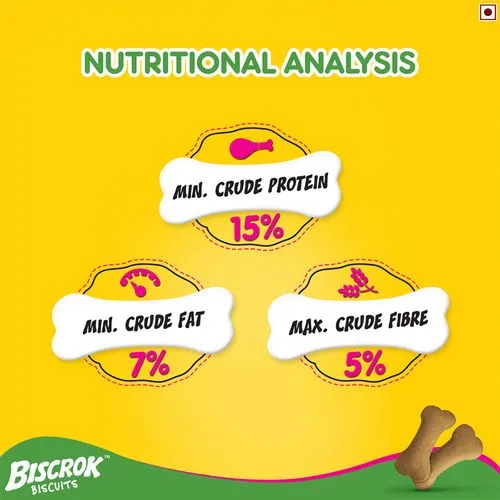 Pedigree Biscrok Biscuits Dog Treat - 4 Month+, Milk & Chicken 500 g view 4