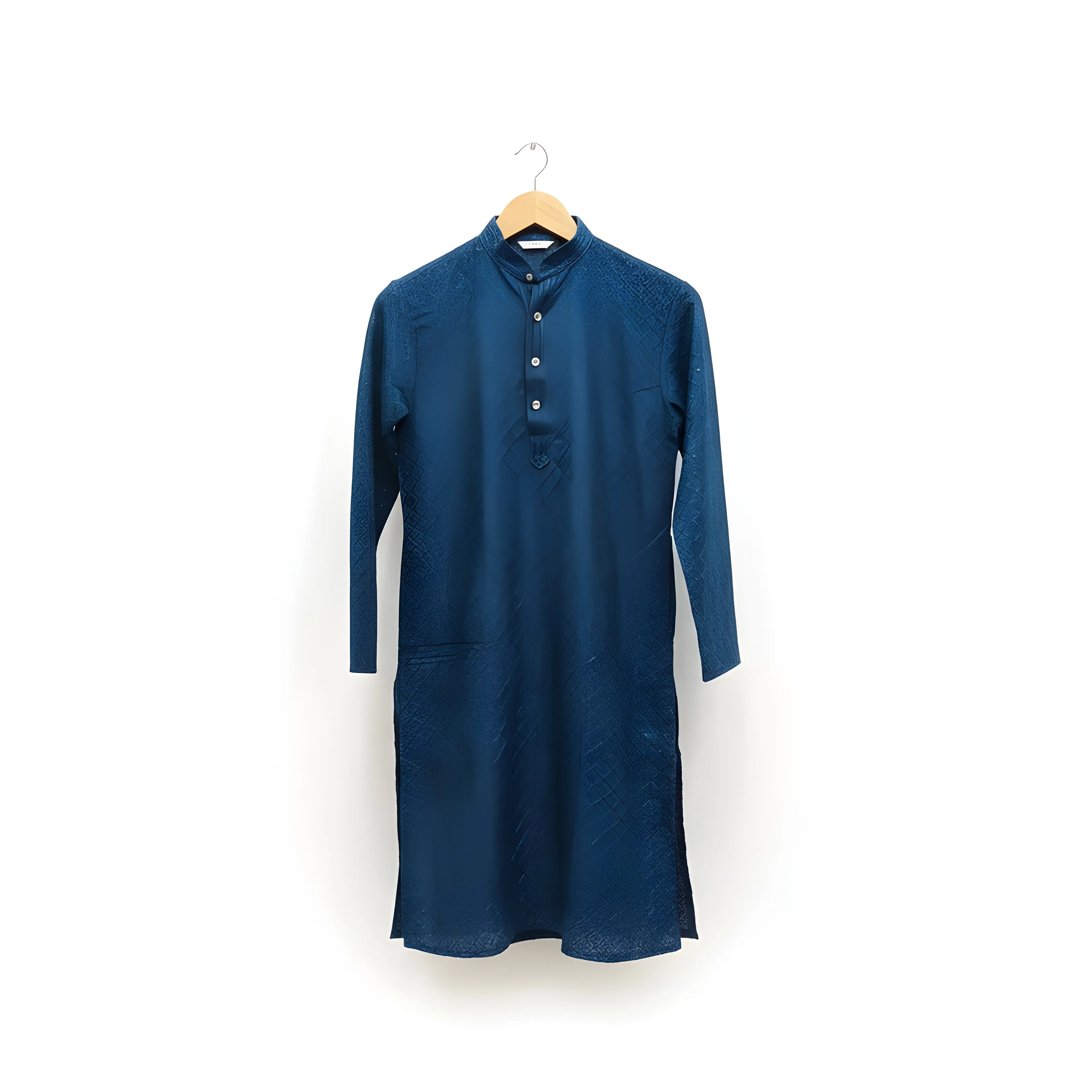Rayon Viscose Chtta Kurta Deep Blue view 2