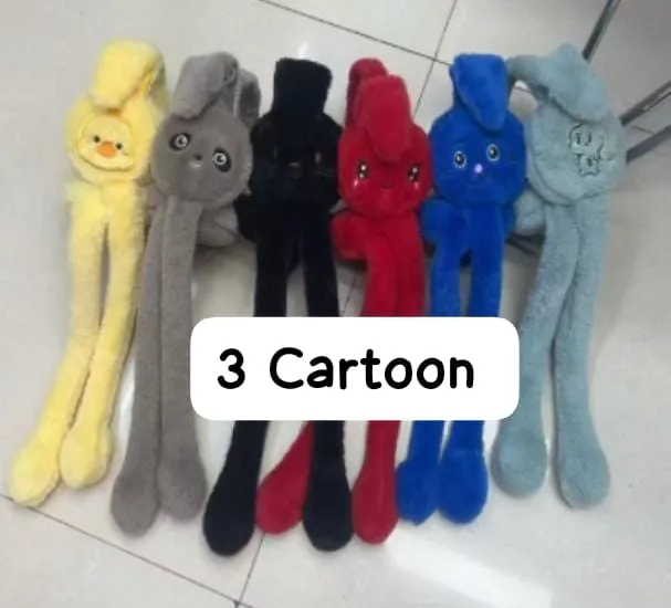 Cartoon Character Plush Pencil Cases view 2