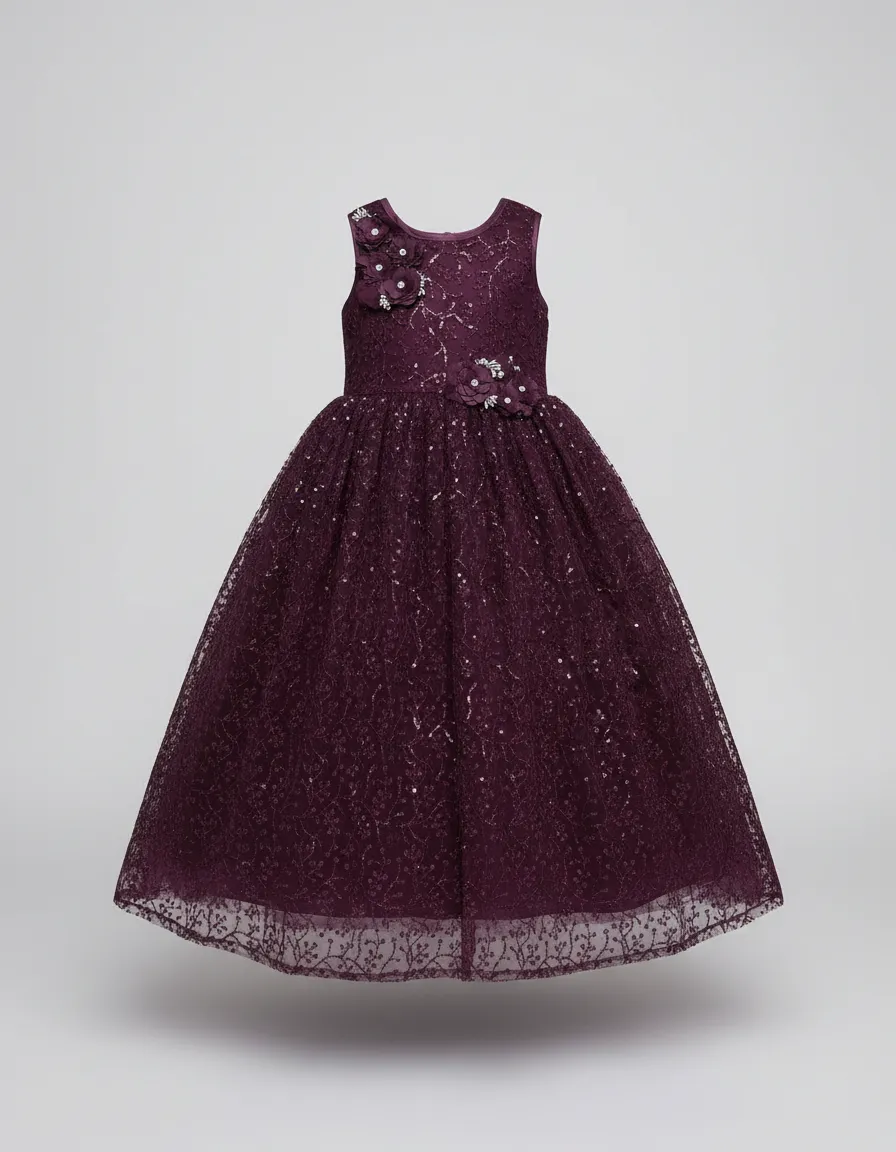 Girls Party Wear Gown view 2