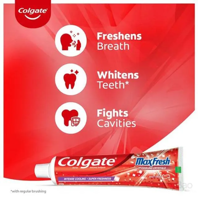 Colgate MaxFresh Toothpaste Cooling Crystals - Spicy Fresh 300 g view 3