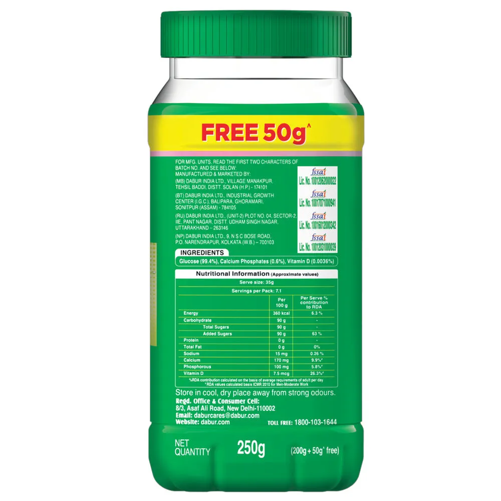 Dabur Glucose-D Instant Glucose 250 g view 2