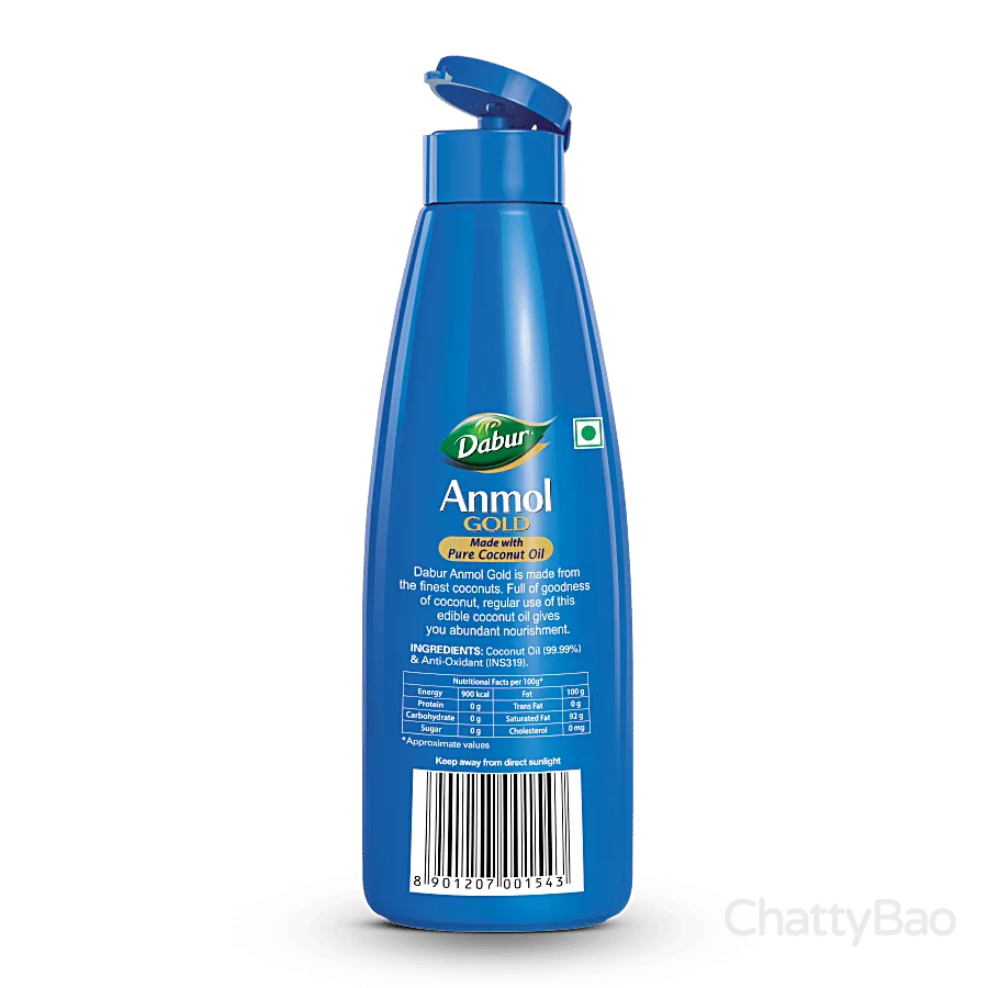Dabur Anmol Gold Pure Coconut Oil 500 ml view 2