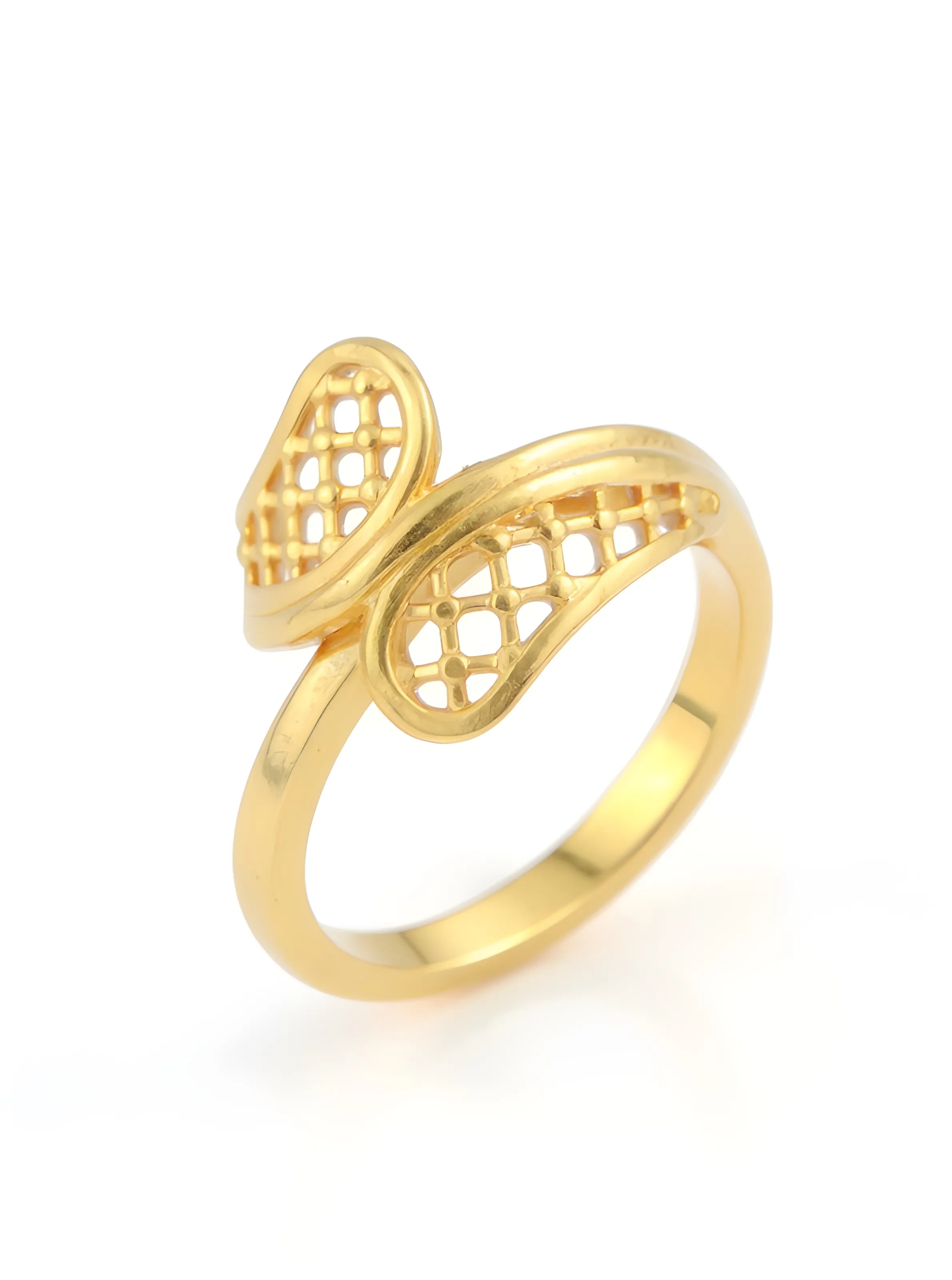 Gold Infinity Ring view 2
