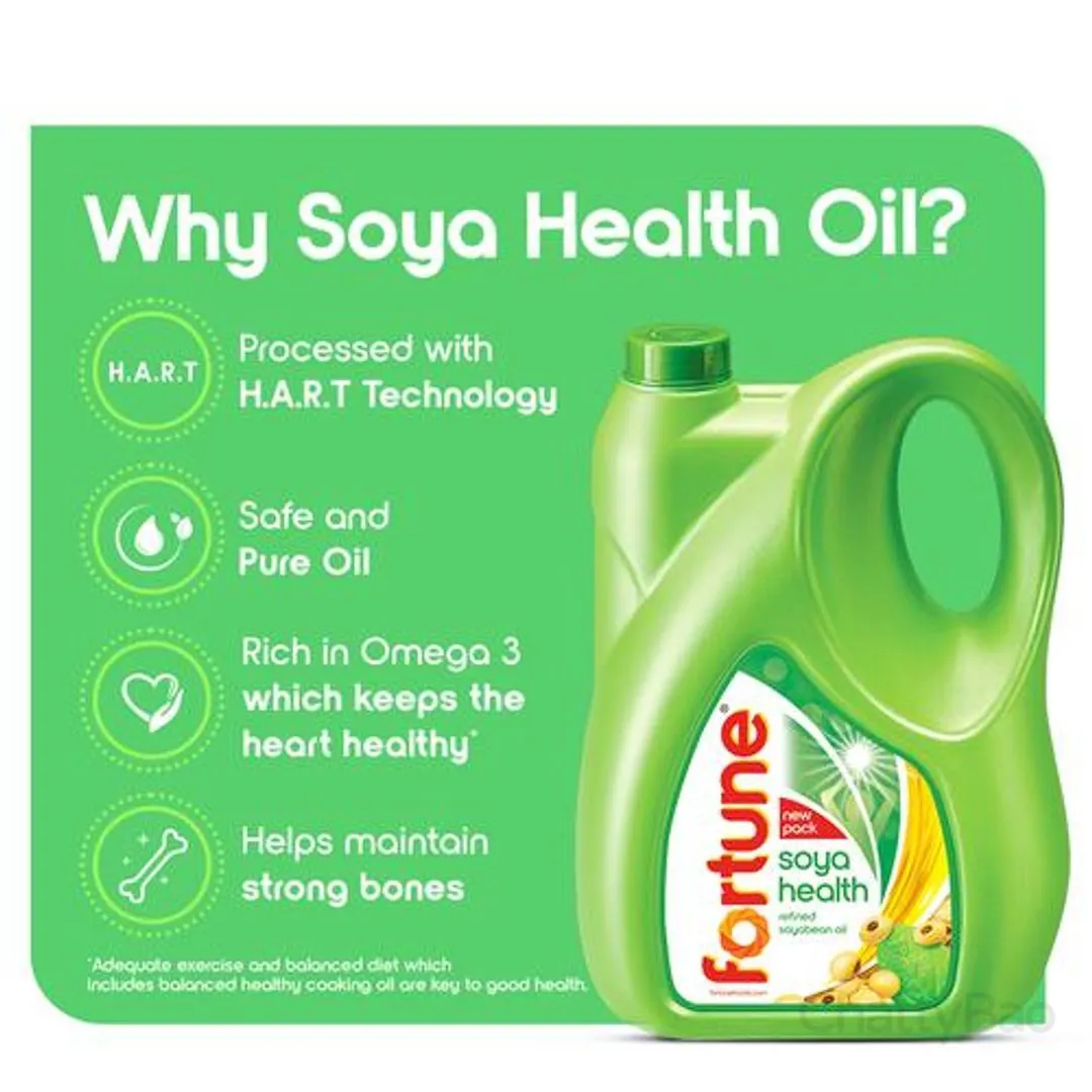 Fortune Refined Soyabean Oil 5 L view 4