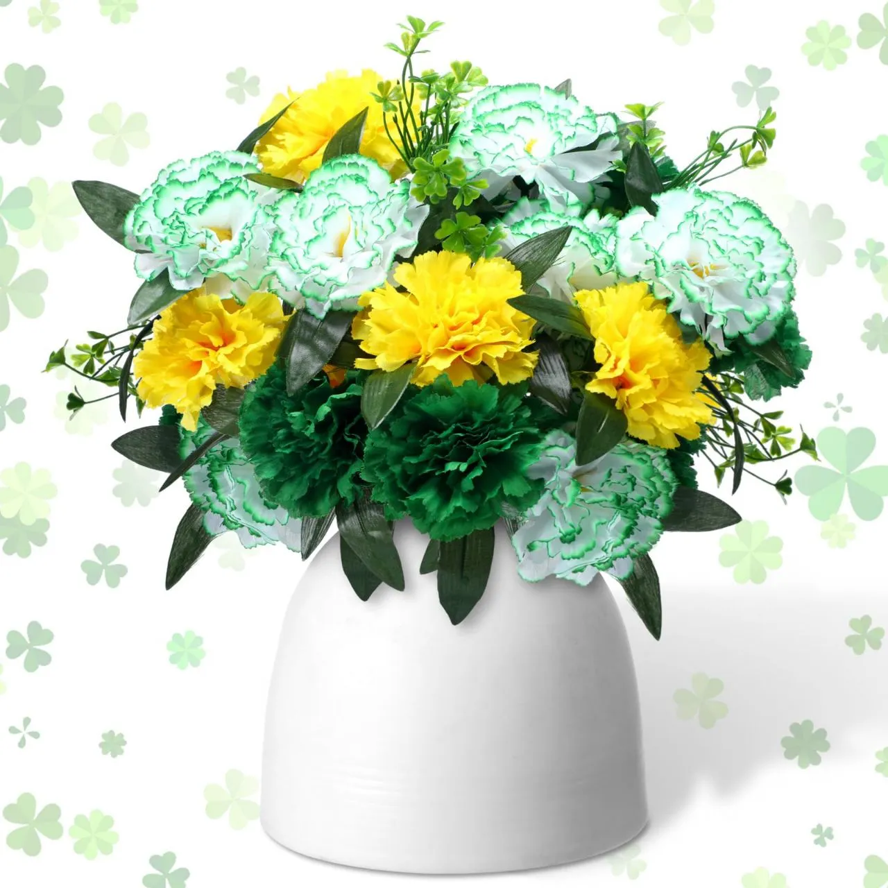 Green Bushes With Flowers view 3