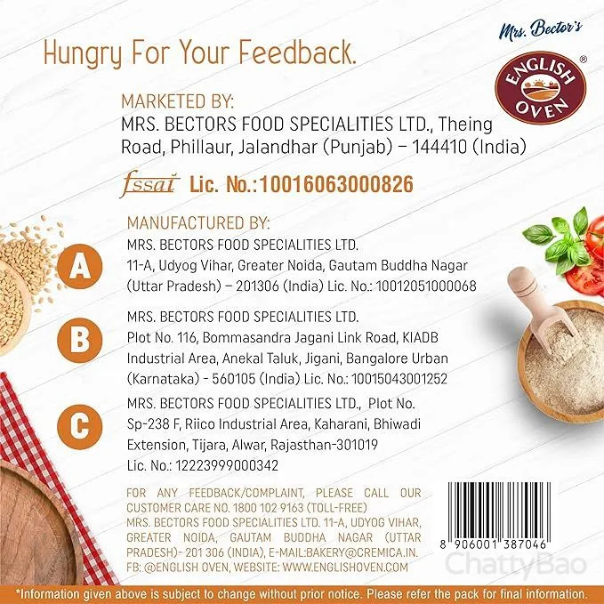English Oven Premium White Bread 700 g view 4
