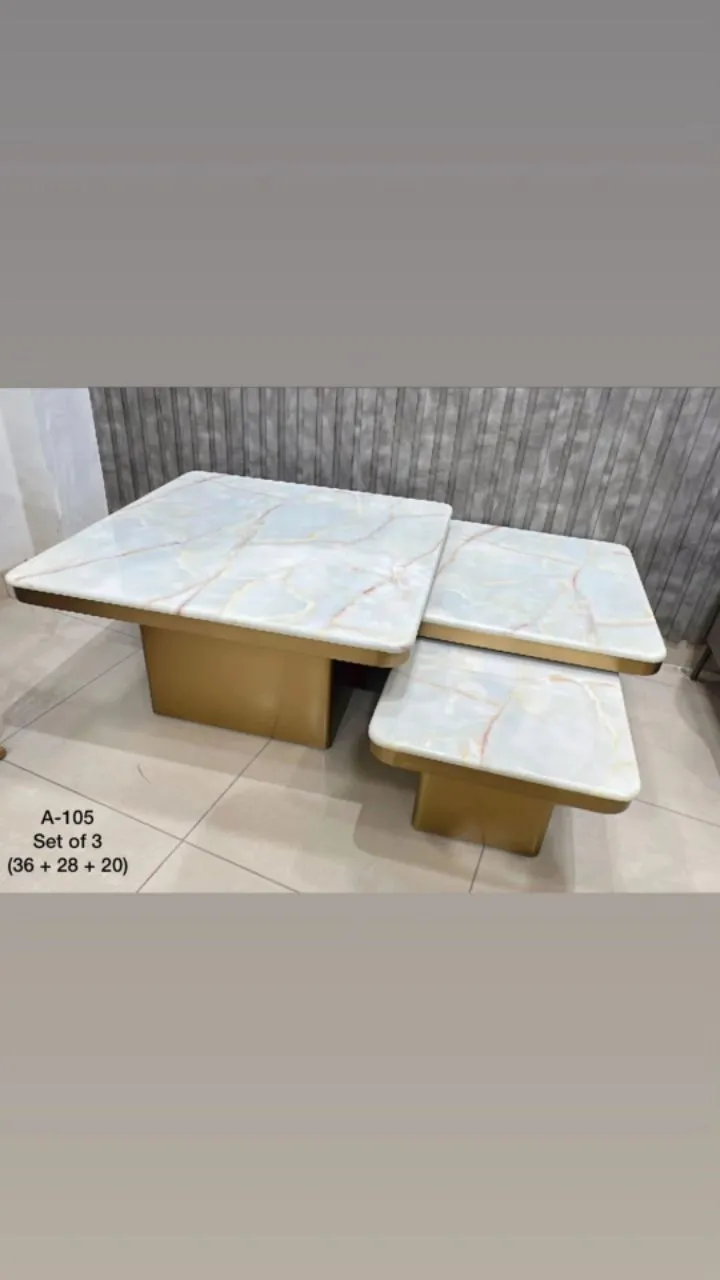 Imported Marble Top Three Pic Set