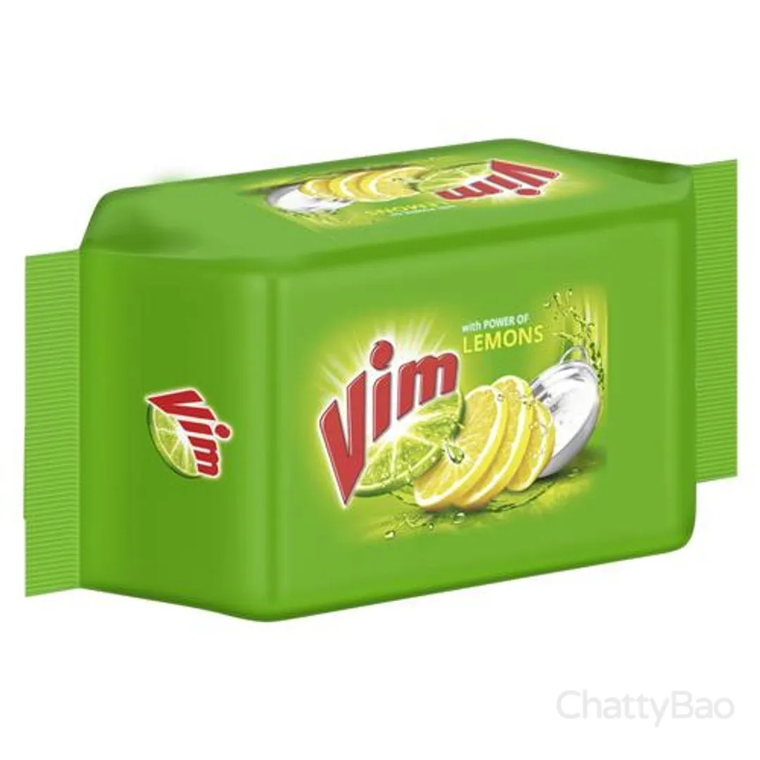 Vim Dishwash Bar - Lemon 90 g each (Pack of 4) view 3