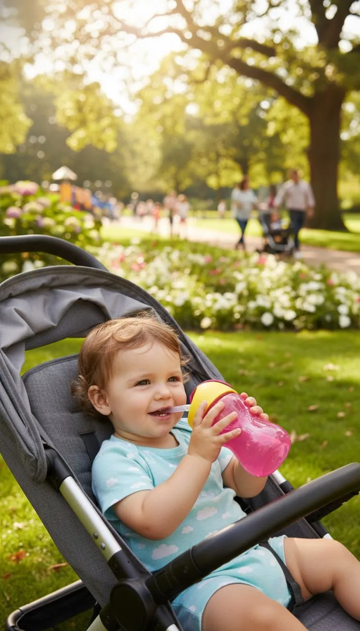 Philips Avent My Bendy Straw Cup 300ml/10oz (12M+) (Assorted)Pink view 4