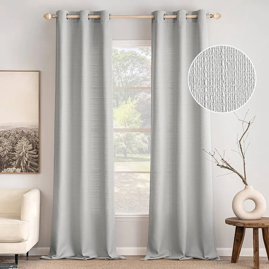 Linen Texture Curtain view 5