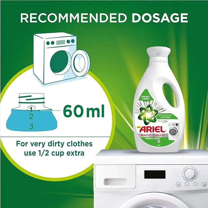 Ariel Matic Liquid Detergent Front Load 1 L view 4