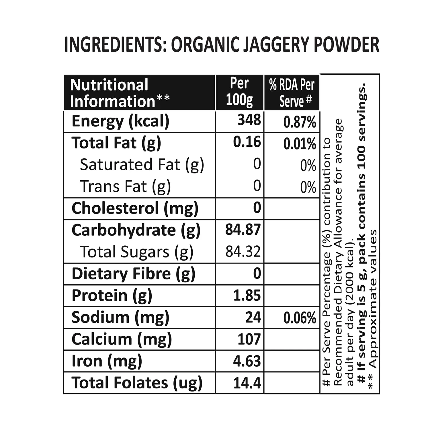 House Of Veda Organic Jaggery Powder 500 g view 3