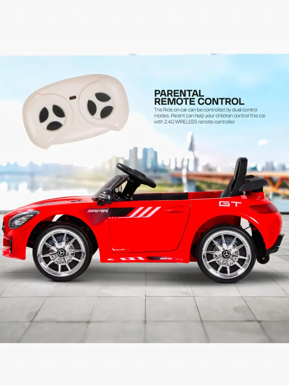Mercedes-Benz AMG Ride-On Car Red view 5