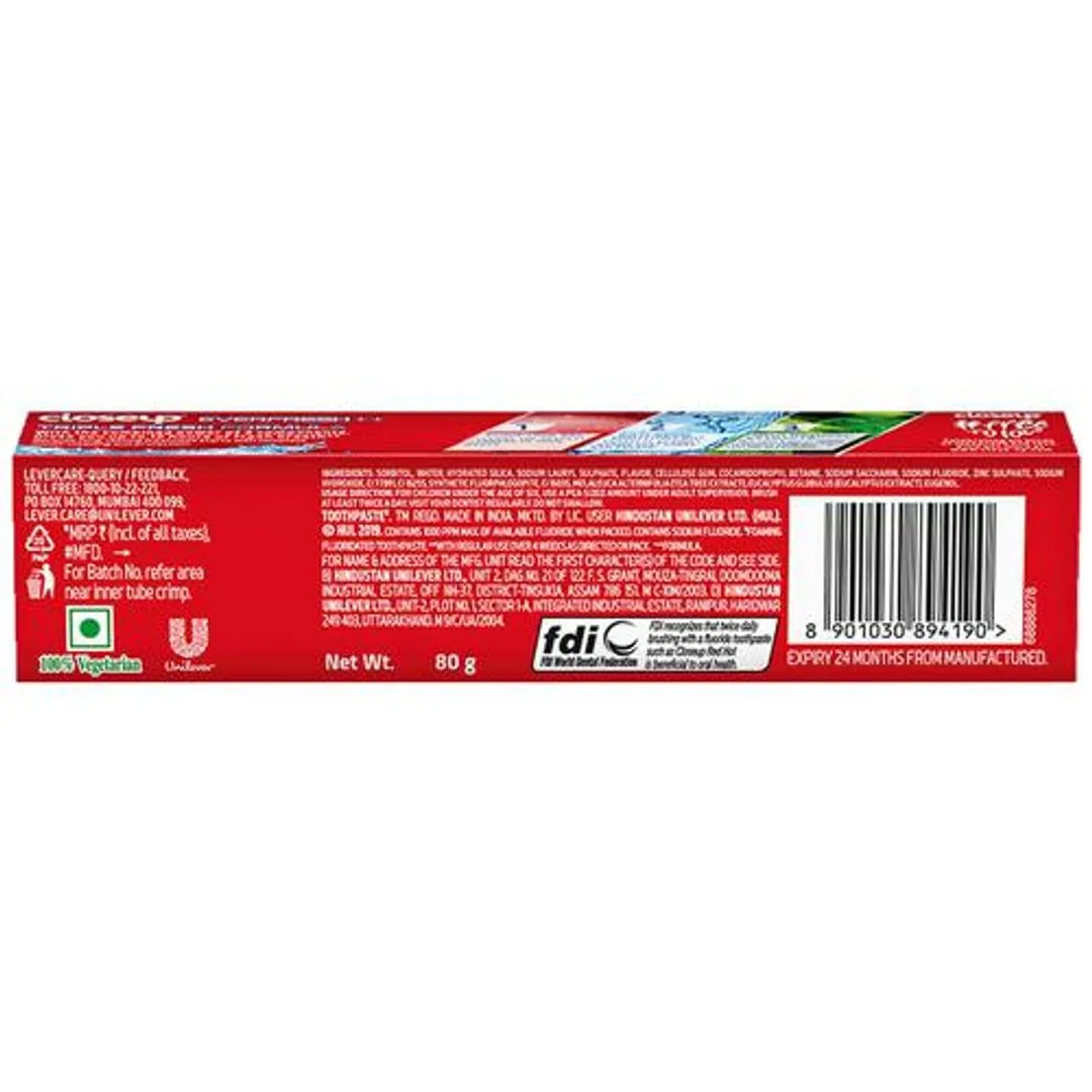 Close Up Everfresh+ AntiGerm Toothpaste  Red Hot 80 g view 2