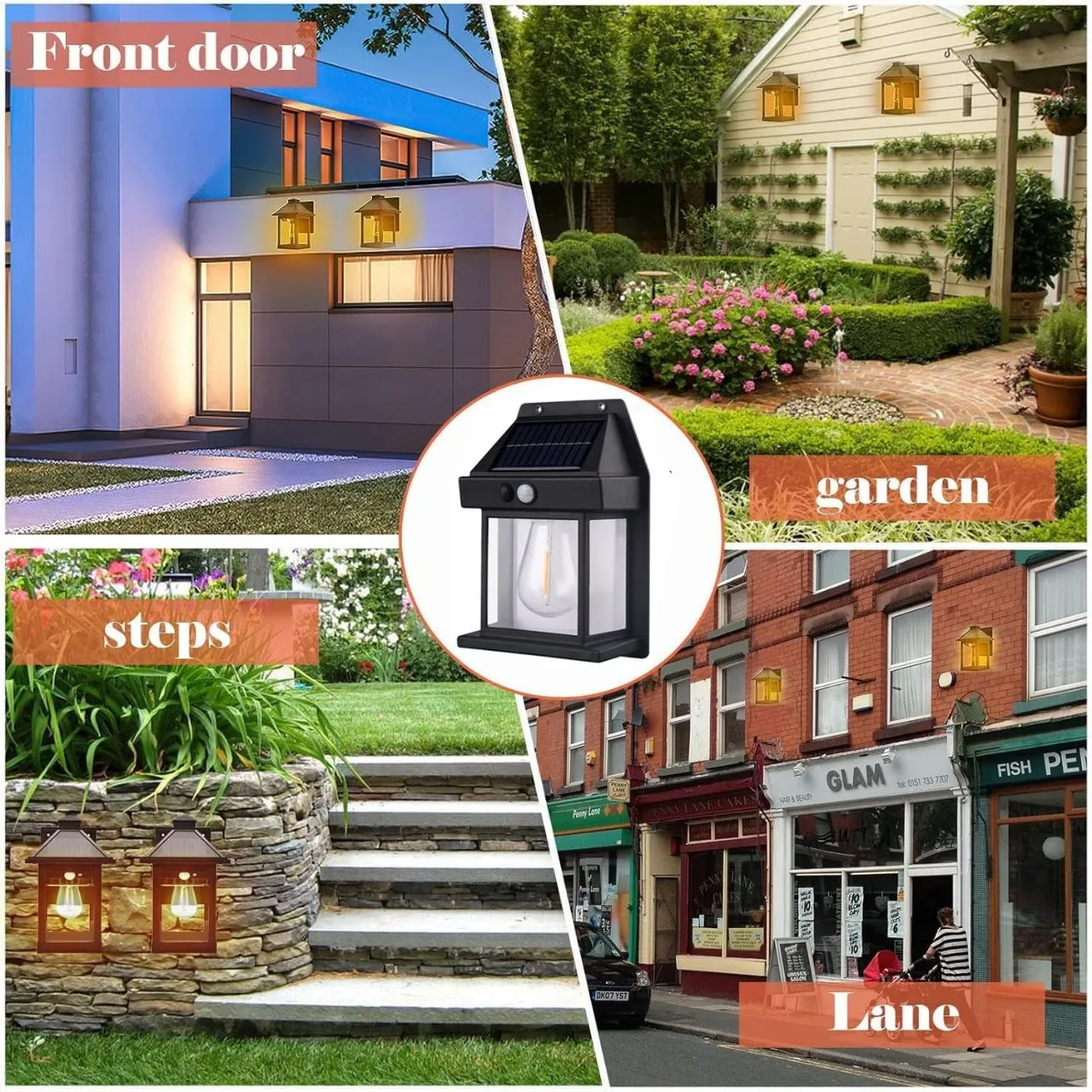 Solar LED Wall Lantern Water Proof view 3