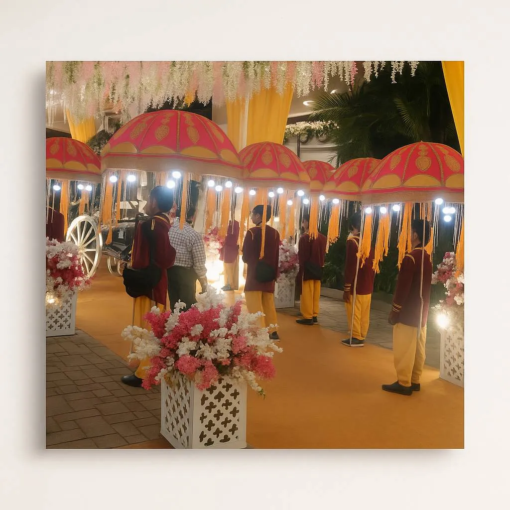 Decorative Wedding Umbrellas view 2