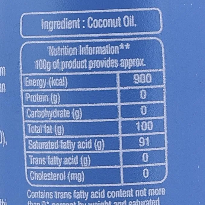 Parachute Oil - Pure Coconut Oil Bottle 500 ml view 3
