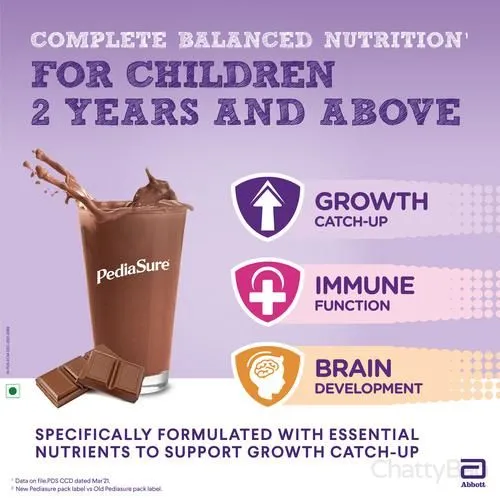 PediaSure Nutrition Drink - Chocolate for 2 years & above 400 g view 6