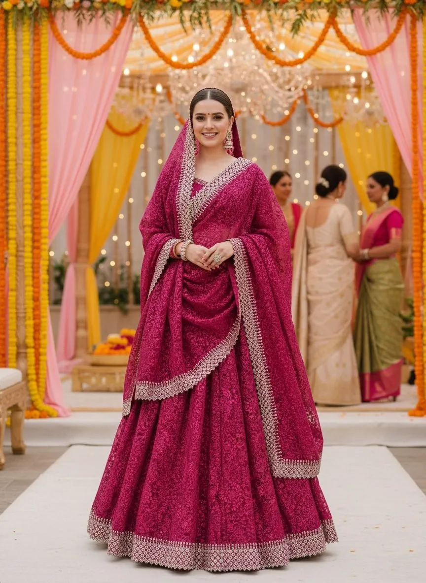 Embroidered Lehenga