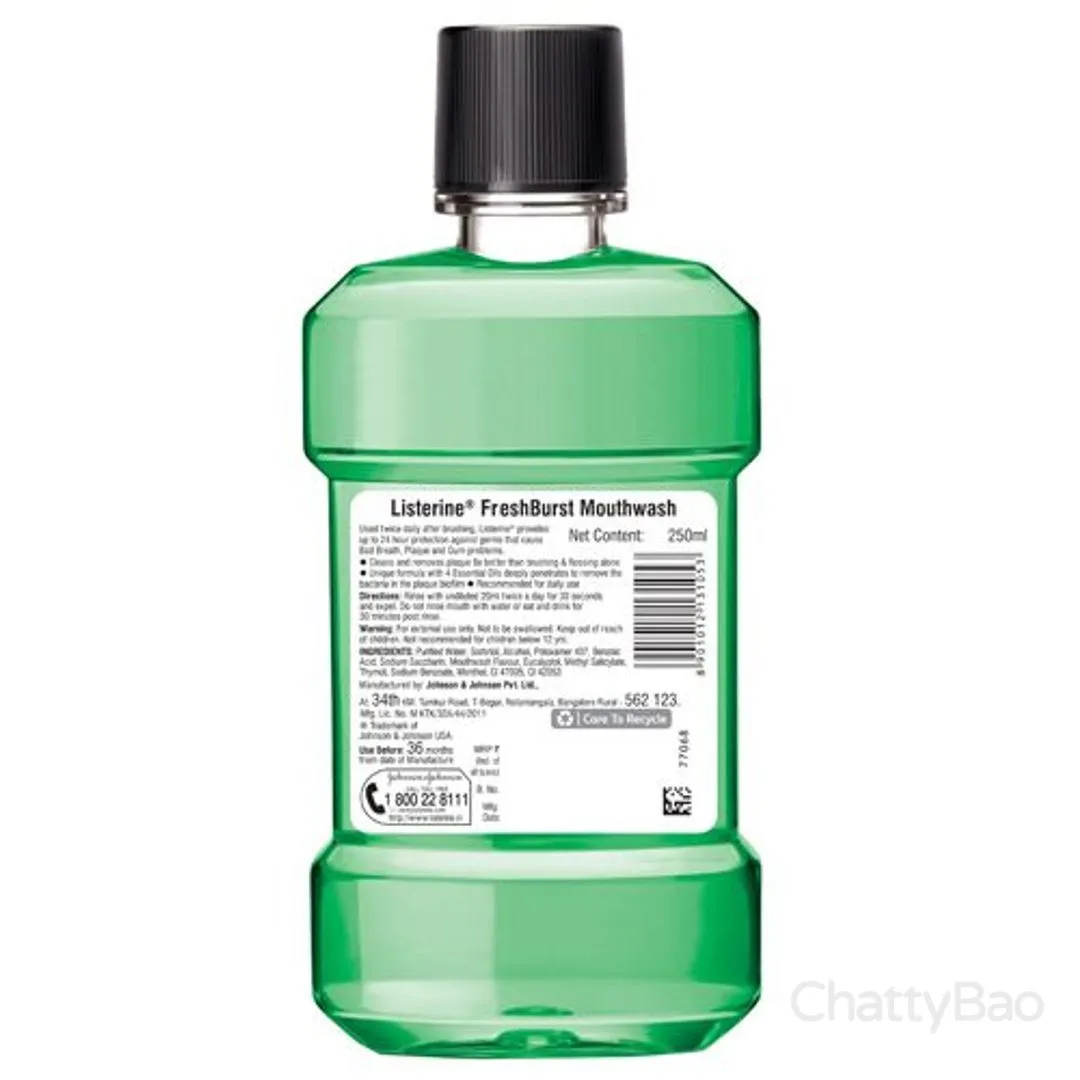 Listerine Original Mouthwash 250 ml view 3