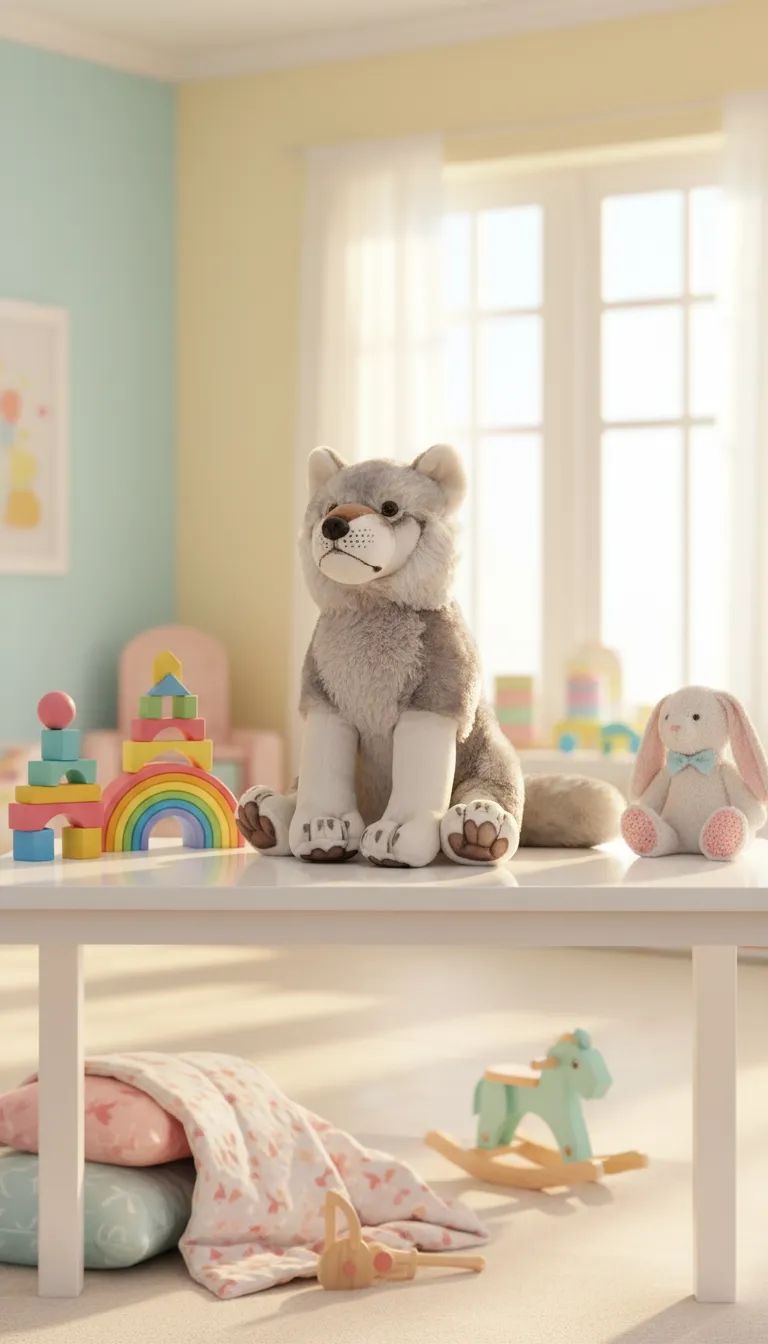 Plush Wolf Toy Wild Republic 27434 view 3