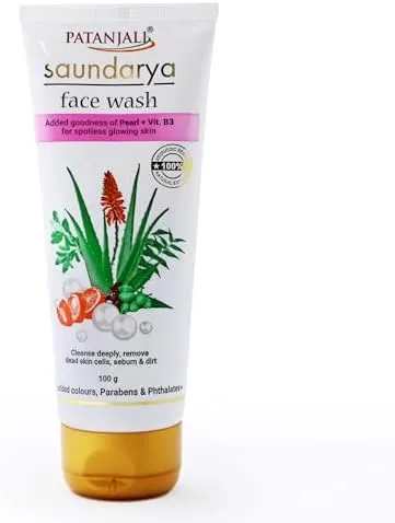 Patanjali Saundarya Face Wash 100 G