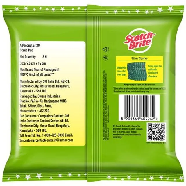 Scotch Brite Scrub Pad Large 3 Pieces view 2