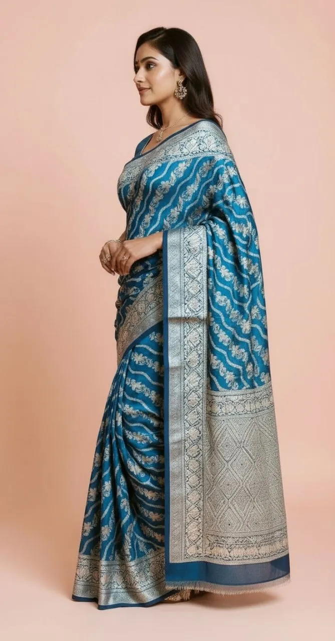 Embroidered Saree view 8