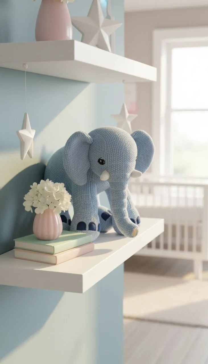 Handmade Crochet Elephant