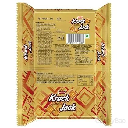 Parle Krackjack Biscuits 200 g view 2