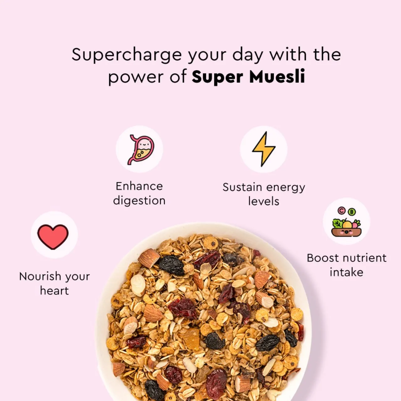 Fruits And Nut Museli 500 Gm view 3