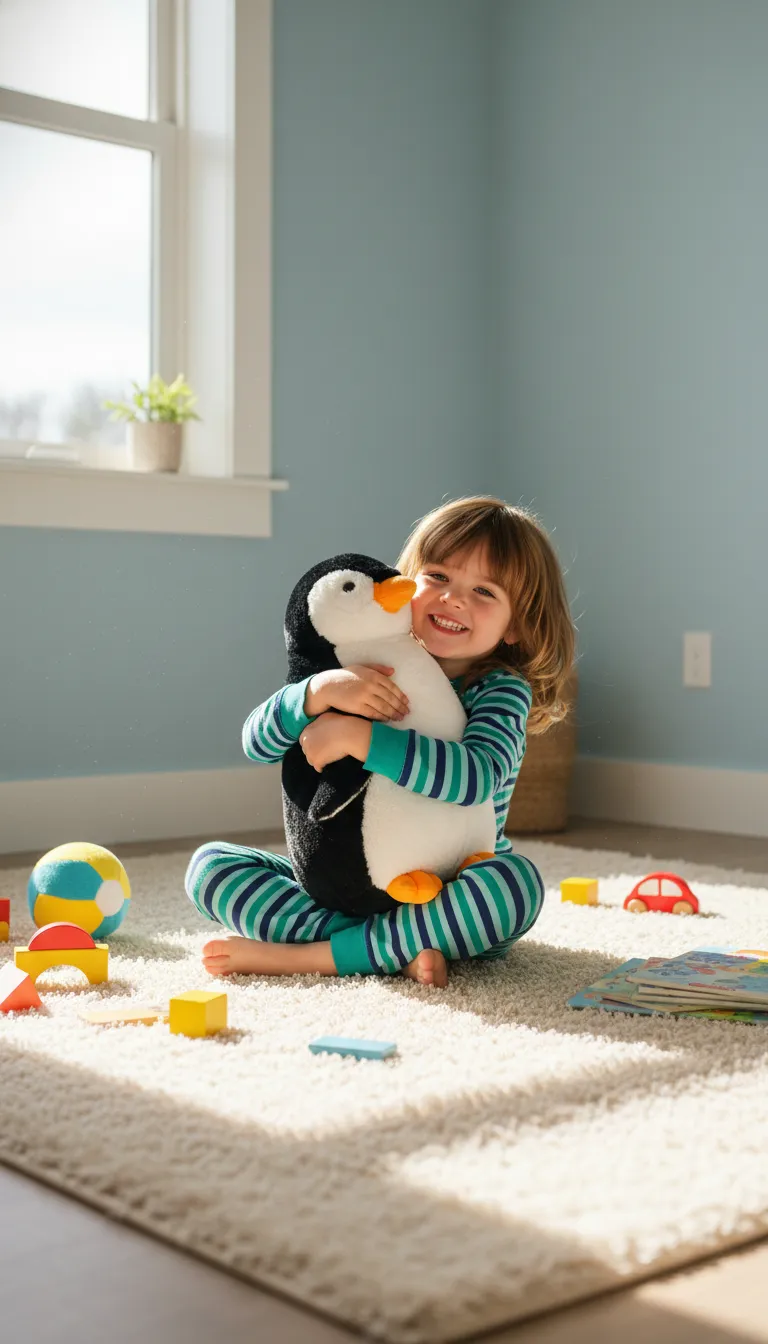 Plush Penguin Toy Mirada view 3