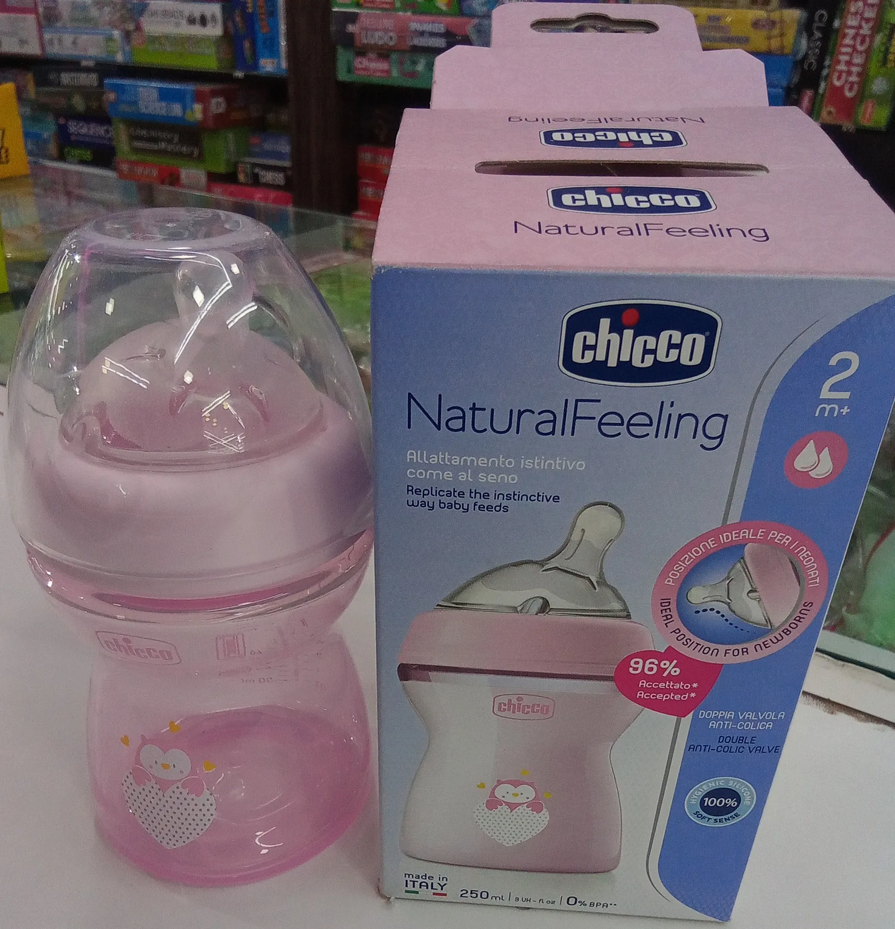 Chicco NaturalFeeling Baby Bottle view 3