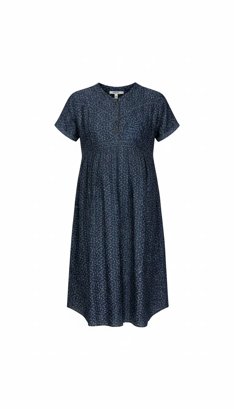 Moms n Mom Denim Maternity Dress 2065 view 2