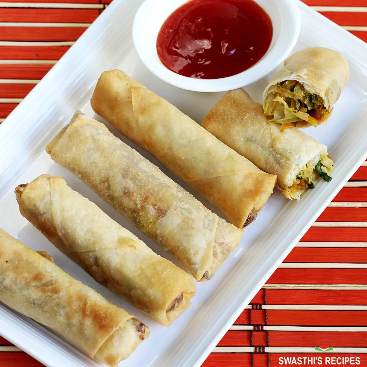 Veg Spring Roll view 2