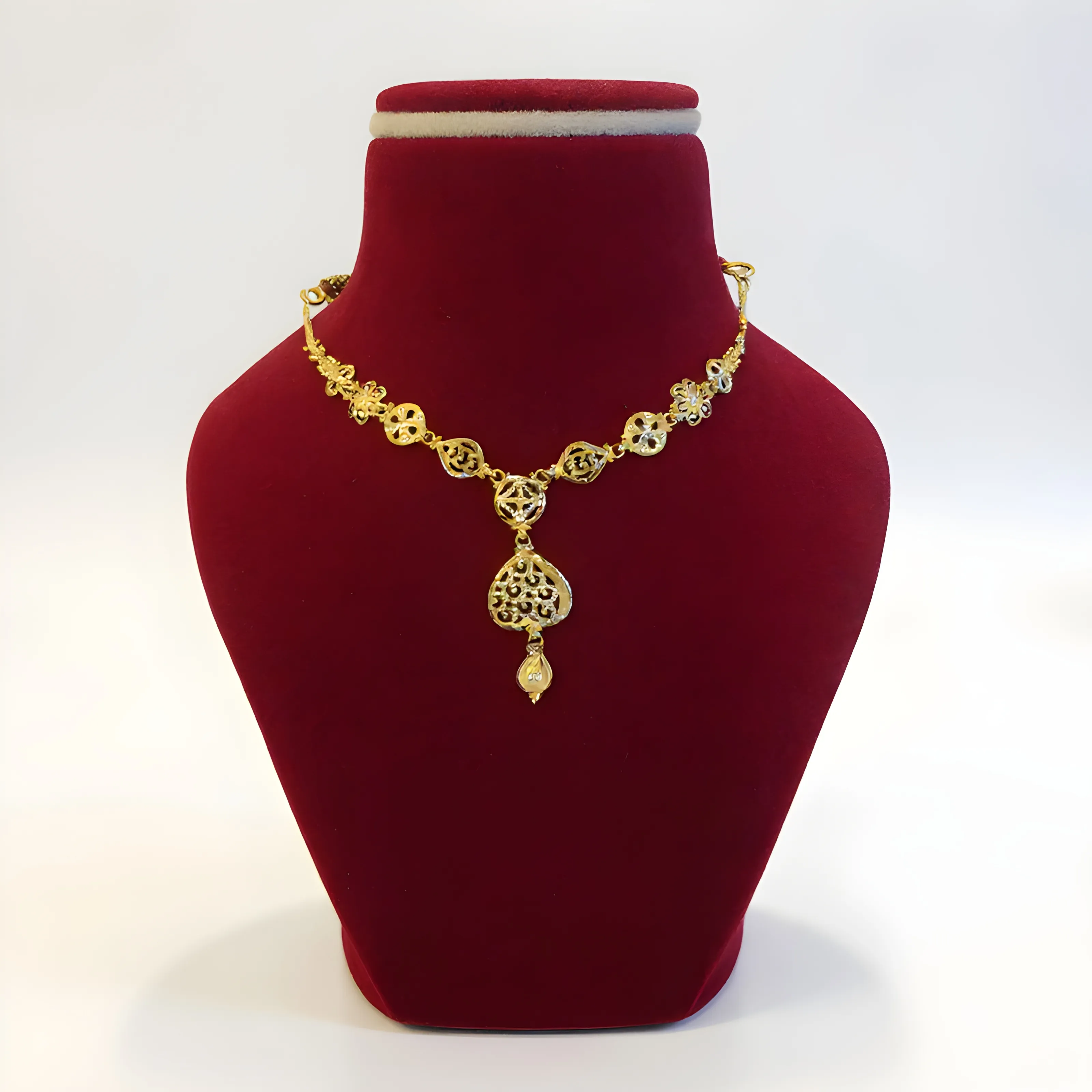 Gold Necklace view 2
