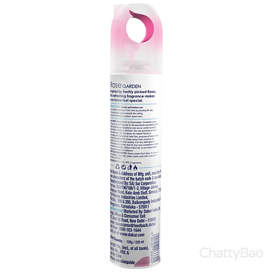 Odonil Room Air Freshner Spray - Rose Garden 220 ml view 2