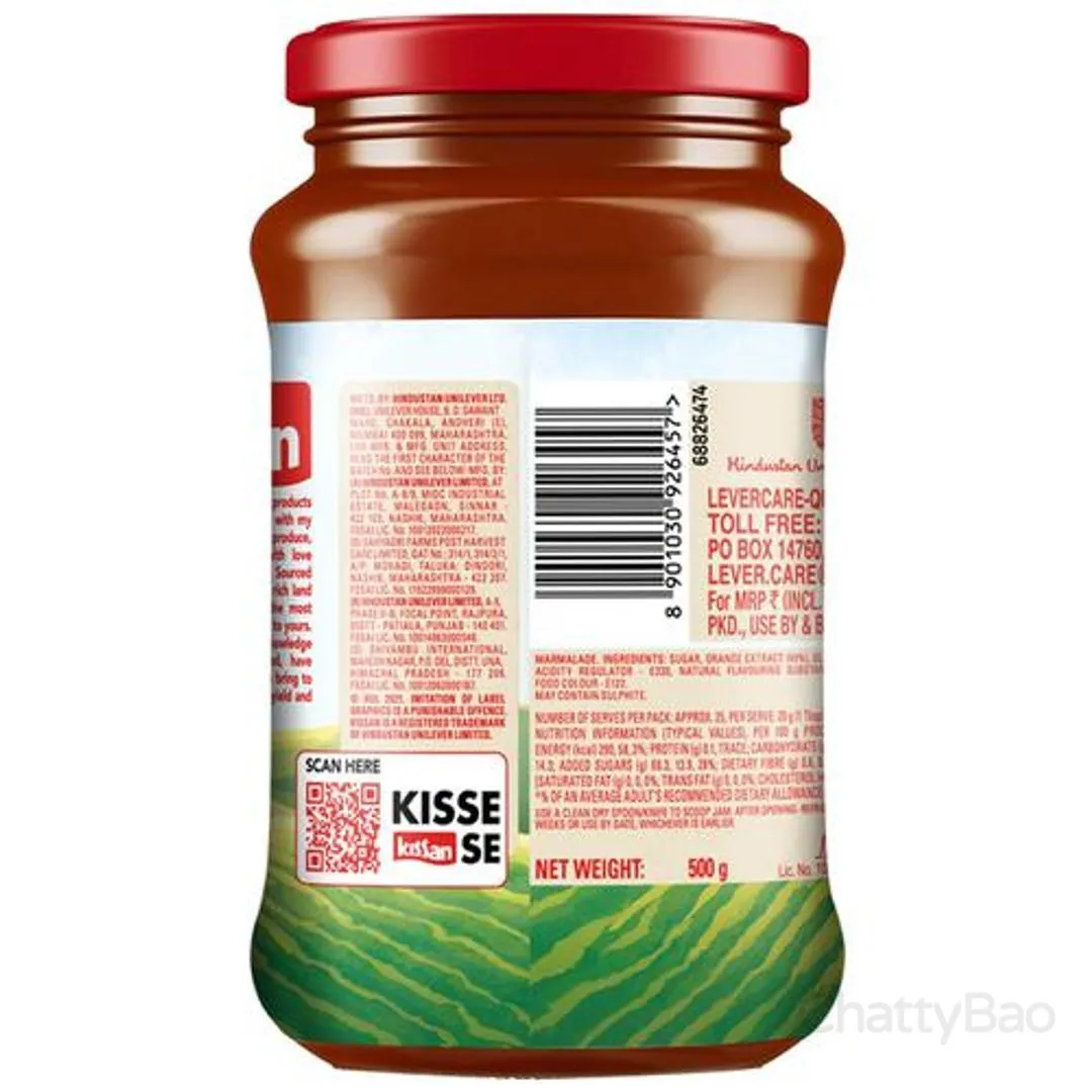 Kissan Orange Marmalade Jam 500 g view 2