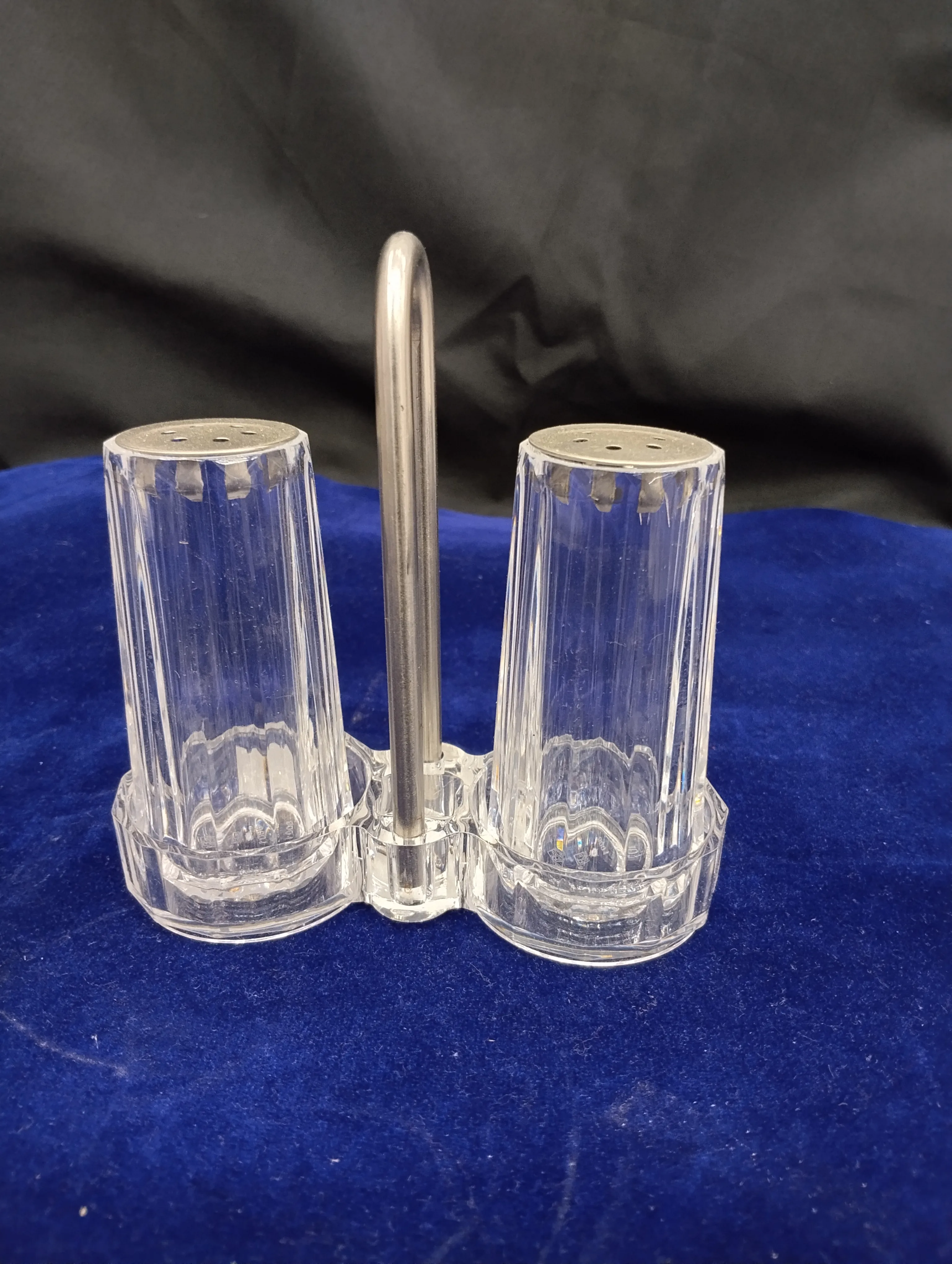Crystal Salt and Pepper Shakers Set view 2