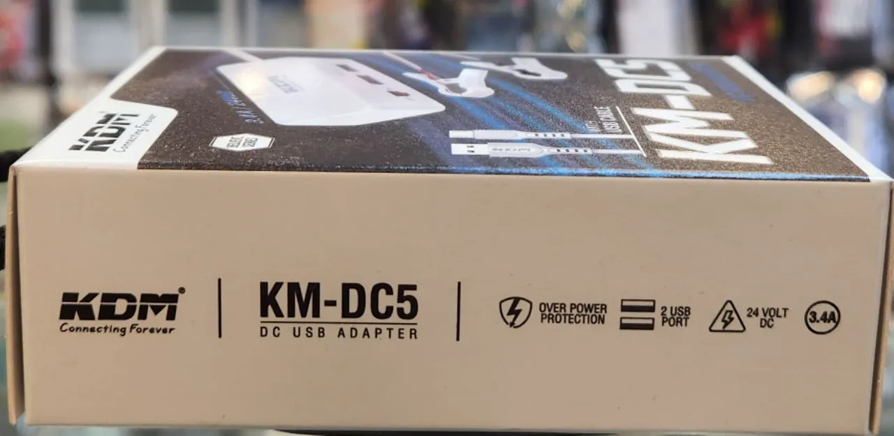 KDM KM-DC5 DC USB Adapter view 2