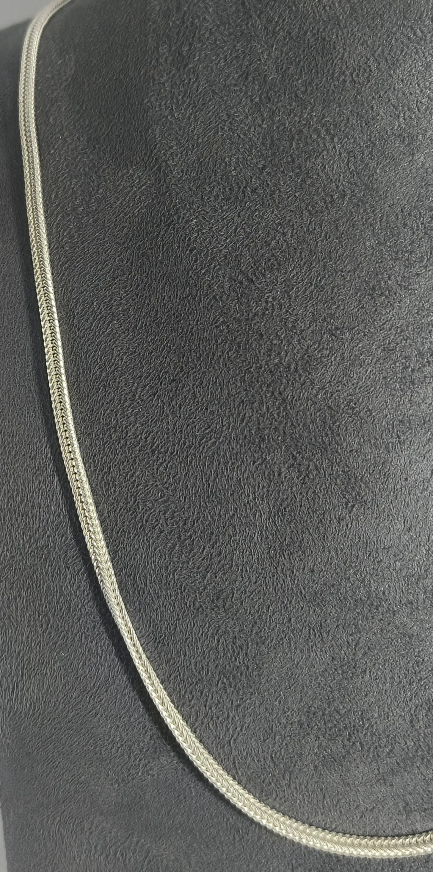 Silver Chain Necklace (AVSC-19) view 2