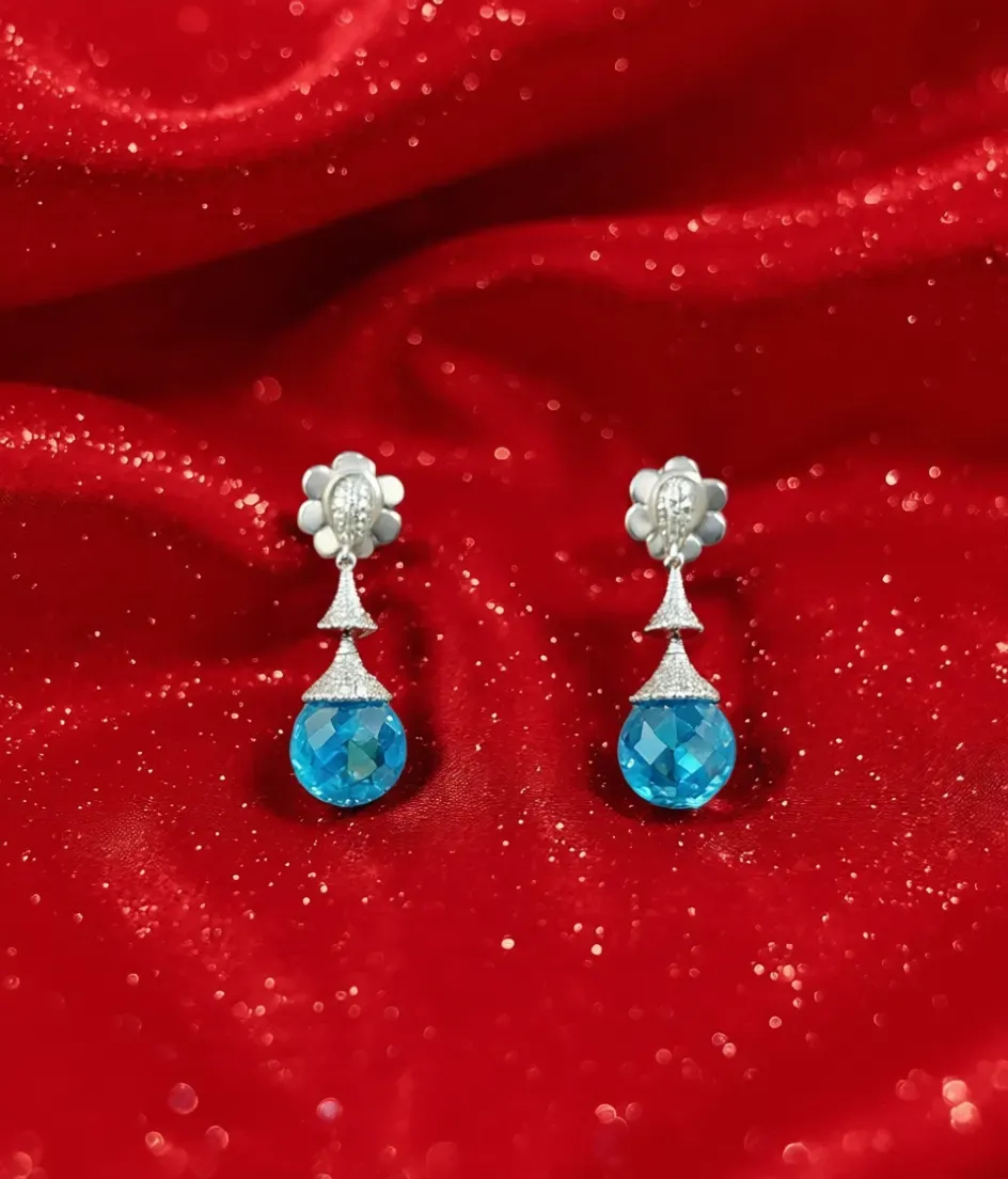 Diamond Earrings view 2